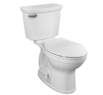 AMERICAN STANDARD Champion Two-Piece 1.28 GPF Single Flush Elongated Chair Height Toilet with Slow-Close Seat in White
